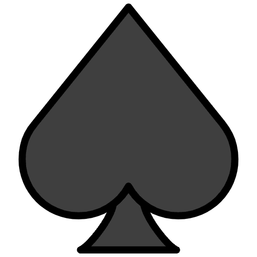 Spade Suit Emoji from OpenMoji Emoji Set