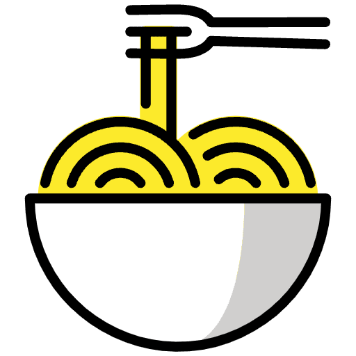 Spaghetti Element from OpenMoji Emoji Set