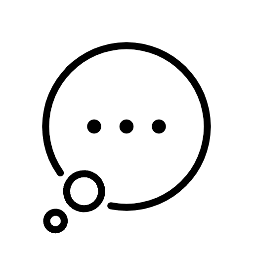 Speech Balloon Emoji from OpenMoji Emoji Set