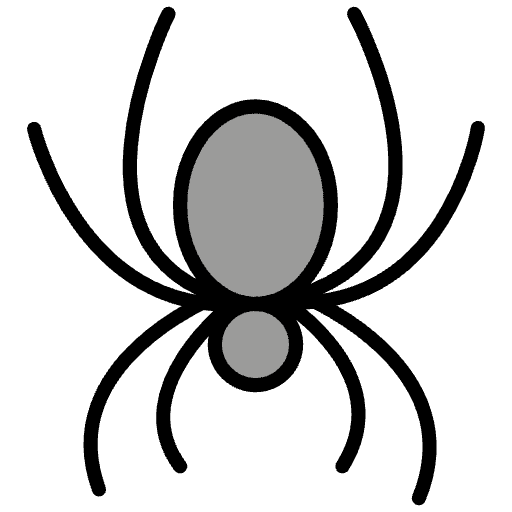 Spider Emoji from OpenMoji Emoji Set