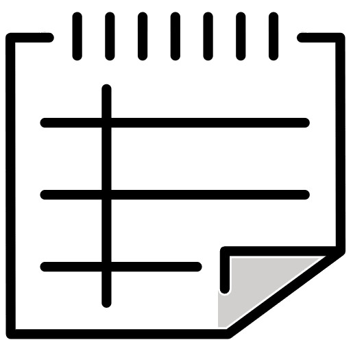 Spiral Notepad Emoji from OpenMoji Emoji Set