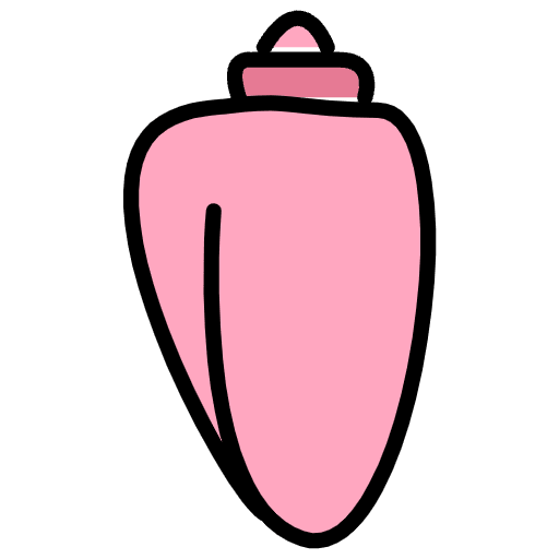 Spiral Shell Emoji from OpenMoji Emoji Set