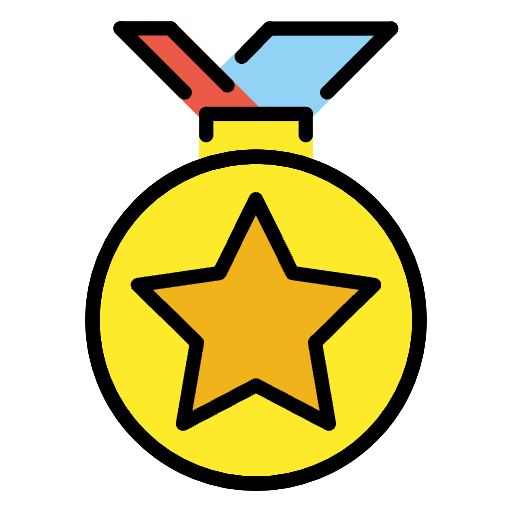 Sports Medal Emoji from OpenMoji Emoji Set