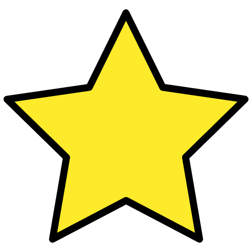 Star Emoji from OpenMoji Set