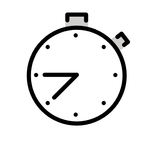 Stopwatch Emoji from OpenMoji Emoji Set
