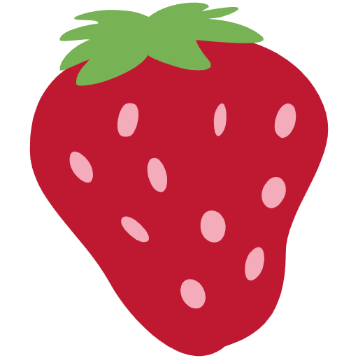 Strawberry Emoji from Twemoji Emoji Set