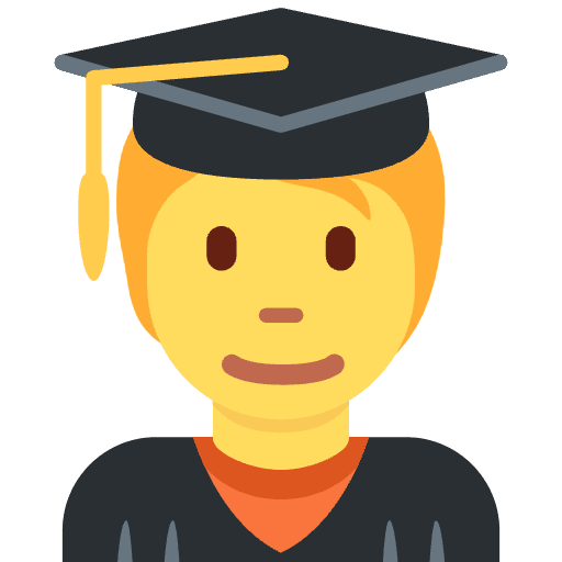 Student Emoji from Twemoji Set