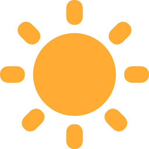 Sun Emoji from Twemoji Emoji Set