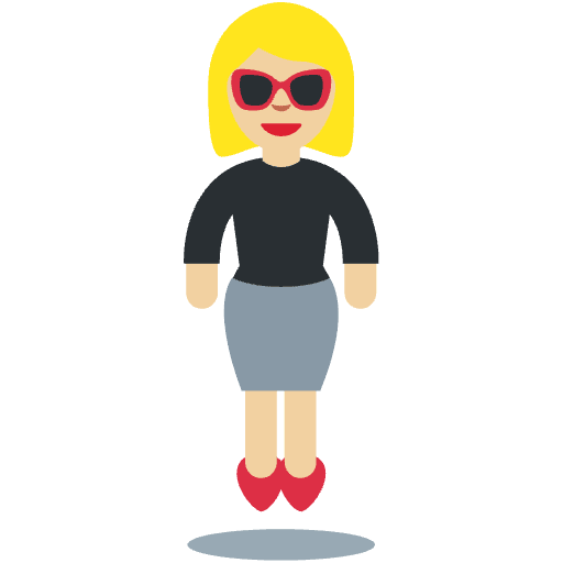 Sunshine Sally Emoji from Twemoji Emoji Set