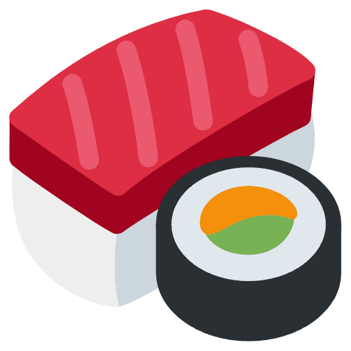 Sushi Element from Twemoji Emoji Set