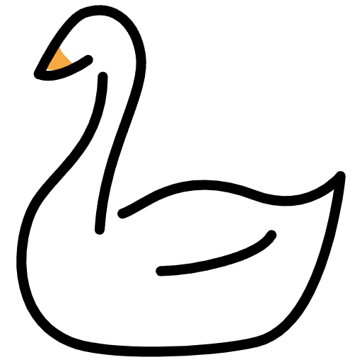 Swan Element from OpenMoji Emoji Set