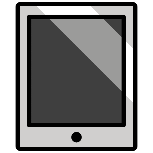 Tablet Element from OpenMoji Emoji Set