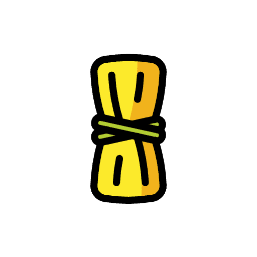Tamale Element from OpenMoji Emoji Set