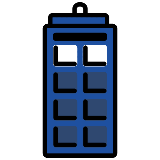 Tardis Emoji from OpenMoji Set