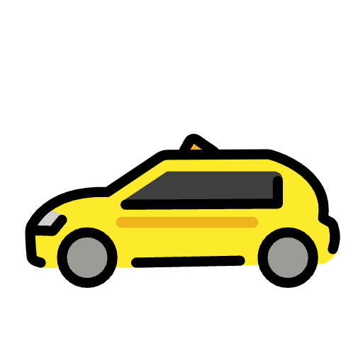 Taxi Element from OpenMoji Emoji Set