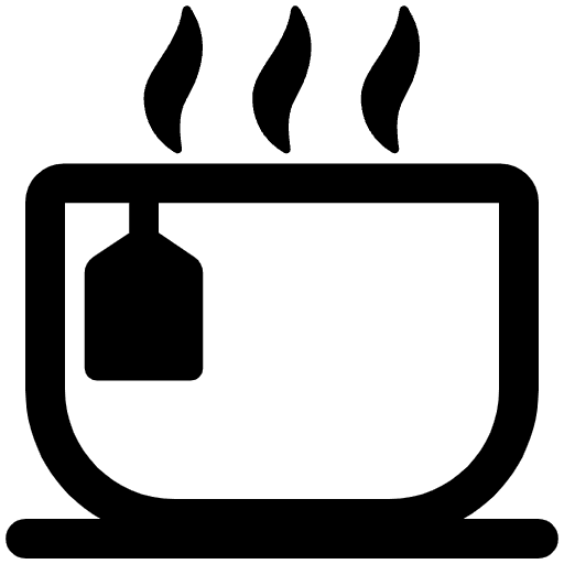 Teacup Without Handle High Contrast Emoji from Fluent Emoji High Contrast Set