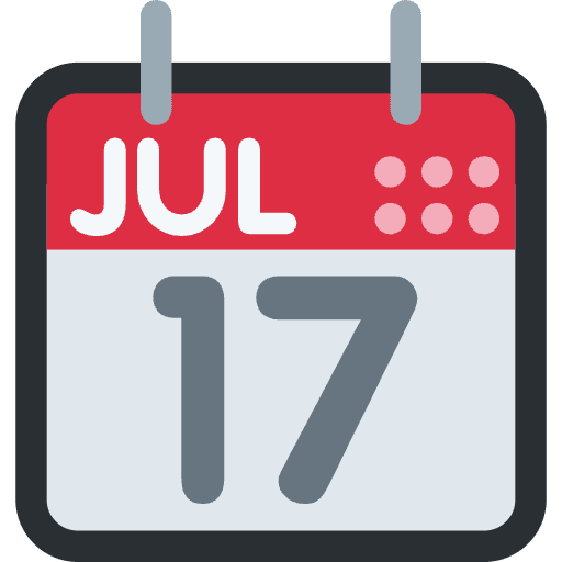 Tear Off Calendar Element from Twemoji Emoji Set
