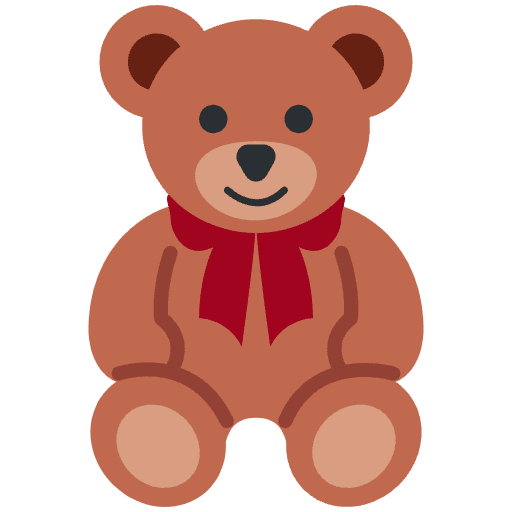Teddy Bear Element from Twemoji Emoji Set