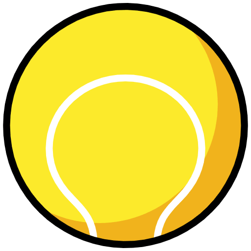 Tennis Emoji from OpenMoji Emoji Set