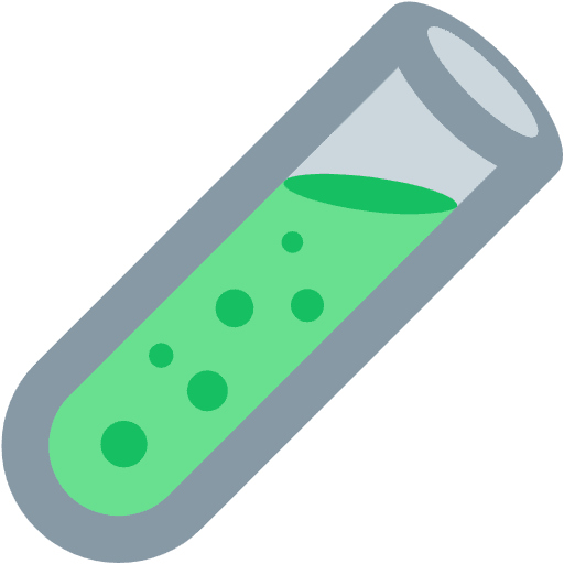 Test Tube Emoji from Twemoji Set