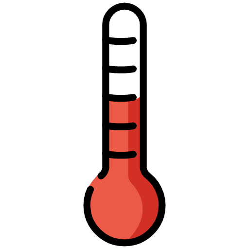 Thermometer Emoji from OpenMoji Emoji Set