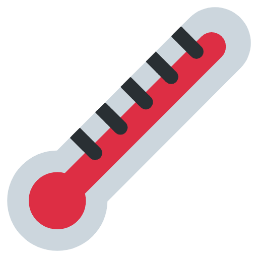 Thermometer Emoji from Twemoji Emoji Set