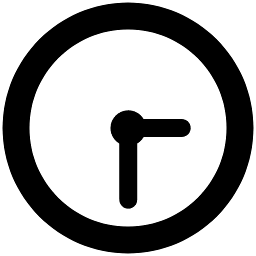 Three Thirty High Contrast Emoji from Fluent Emoji High Contrast Set