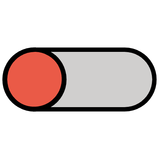Toggle Button Emoji from OpenMoji Emoji Set