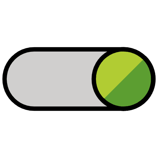 Toggle Button State B Emoji from OpenMoji Emoji Set
