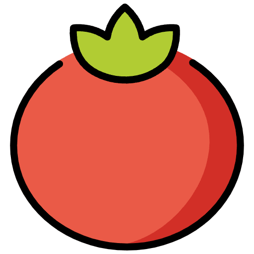 Tomato Emoji from OpenMoji Emoji Set