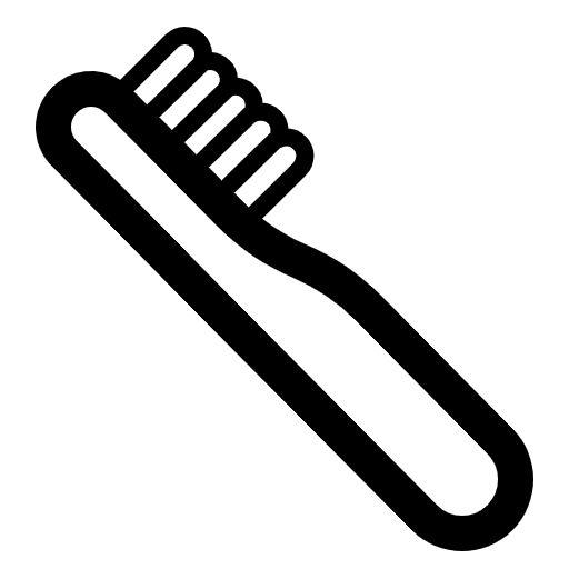 Toothbrush High Contrast Element from Fluent Emoji High Contrast Set