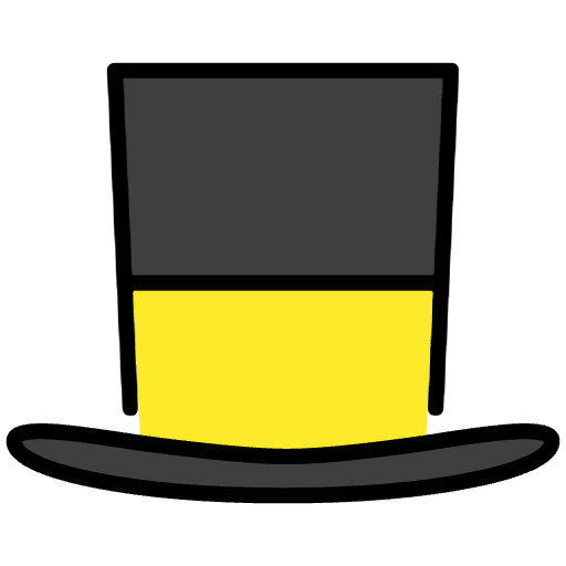 Top Hat Element from OpenMoji Emoji Set