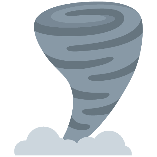 Tornado Emoji from Twemoji Emoji Set
