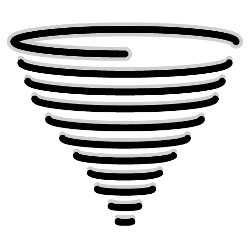 Tornado Emoji from OpenMoji Emoji Set