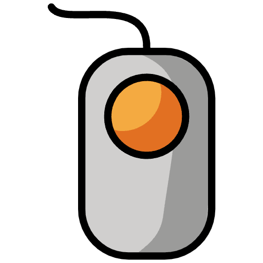 Trackball Emoji from OpenMoji Emoji Set
