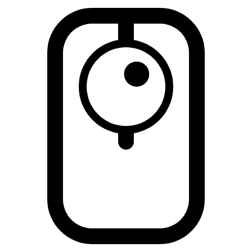 Trackball High Contrast Emoji from Fluent Emoji High Contrast Set