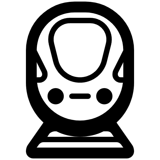 Train High Contrast Emoji from Fluent Emoji High Contrast Set