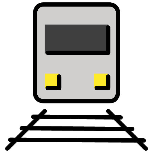 Train Emoji from OpenMoji Emoji Set