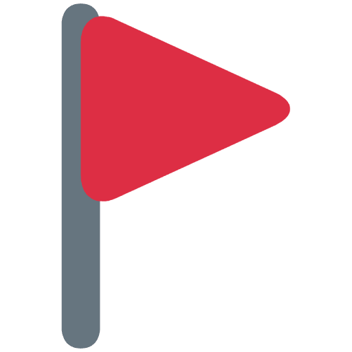 Triangular Flag Emoji from Twemoji Emoji Set