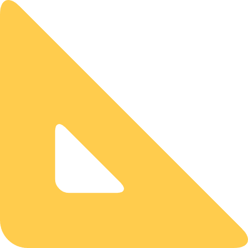 Triangular Ruler Emoji from Twemoji Emoji Set