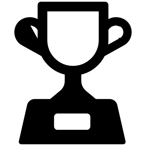 Trophy High Contrast Emoji from Fluent Emoji High Contrast Set