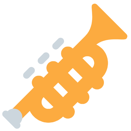 Trumpet Emoji from Twemoji Emoji Set