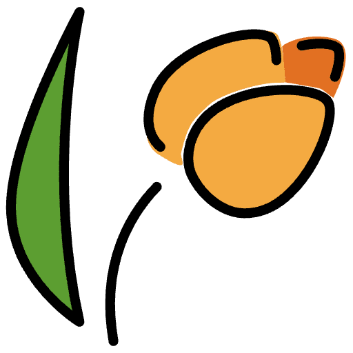 Tulip Emoji from OpenMoji Emoji Set