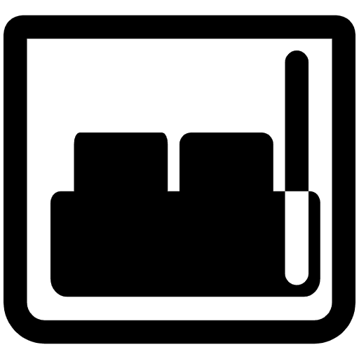 Tumbler Glass High Contrast Emoji from Fluent Emoji High Contrast Set