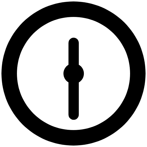 Twelve Thirty High Contrast Emoji from Fluent Emoji High Contrast Set