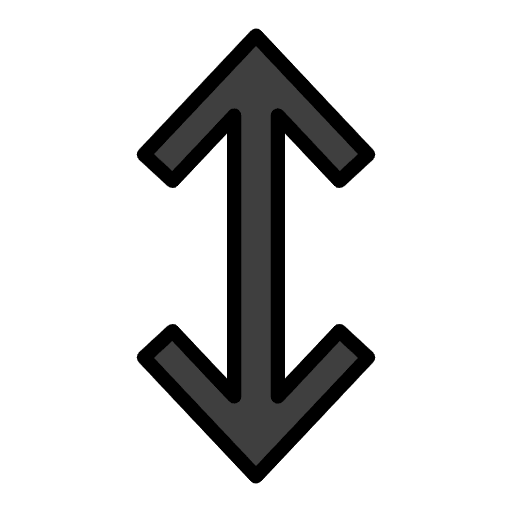 Up Down Arrow Emoji from OpenMoji Set
