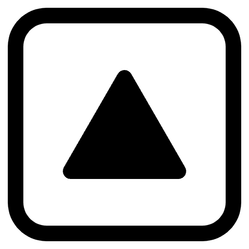 Upwards Button High Contrast Emoji from Fluent Emoji High Contrast Set