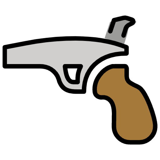 Water Pistol Emoji from OpenMoji Emoji Set