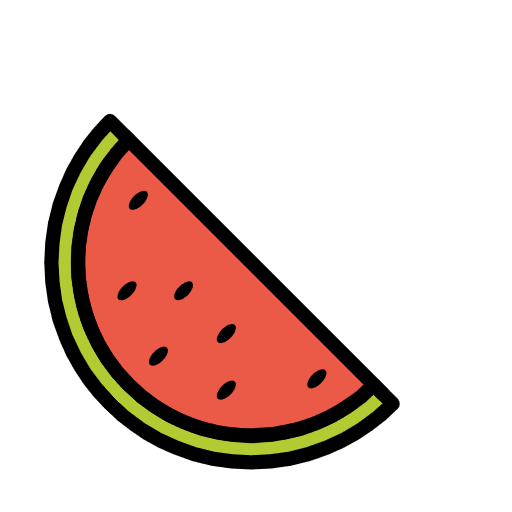 Watermelon Element from OpenMoji Emoji Set