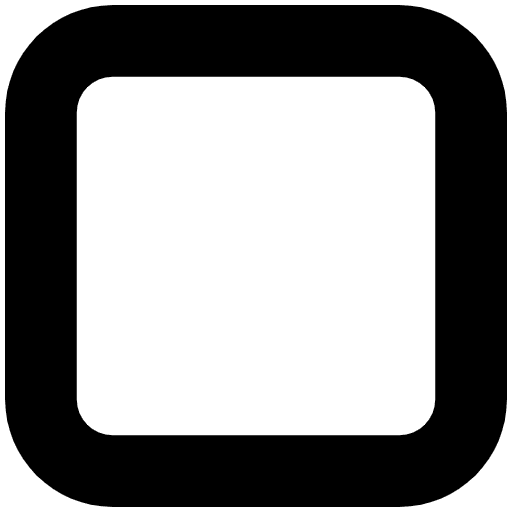 White Small Square High Contrast Emoji from Fluent Emoji High Contrast Set